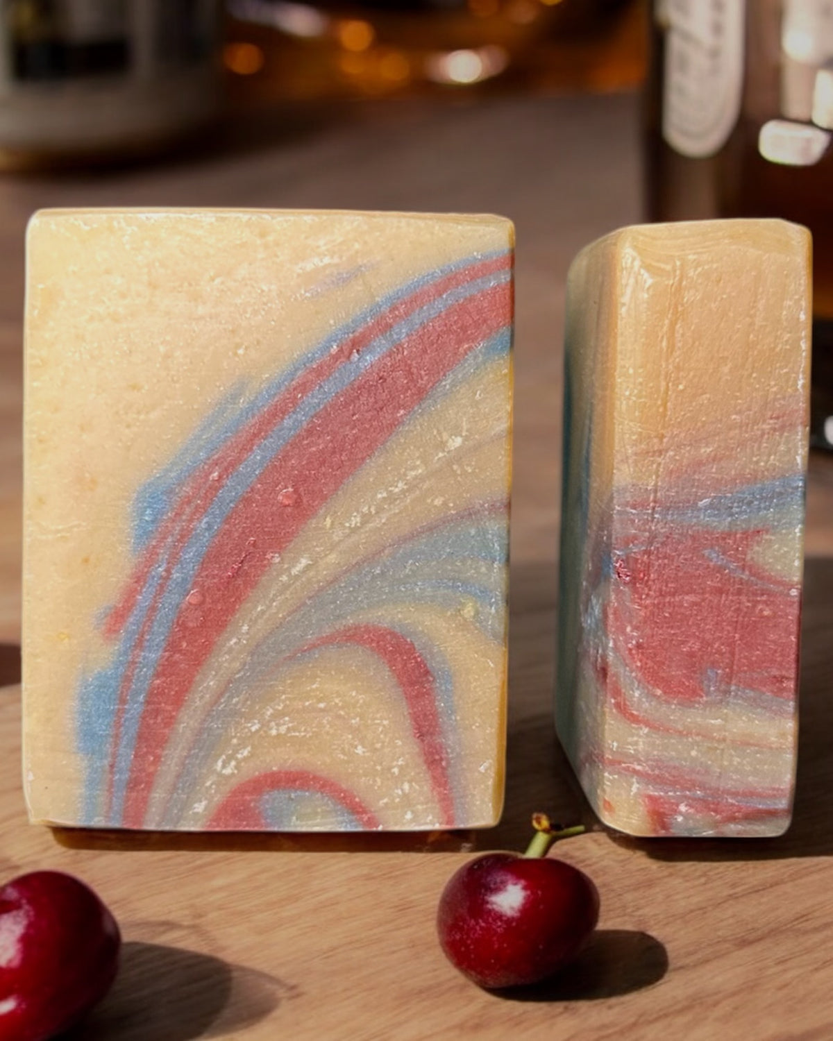 Bourbon goat milk soap, chemical-free and eco-friendly