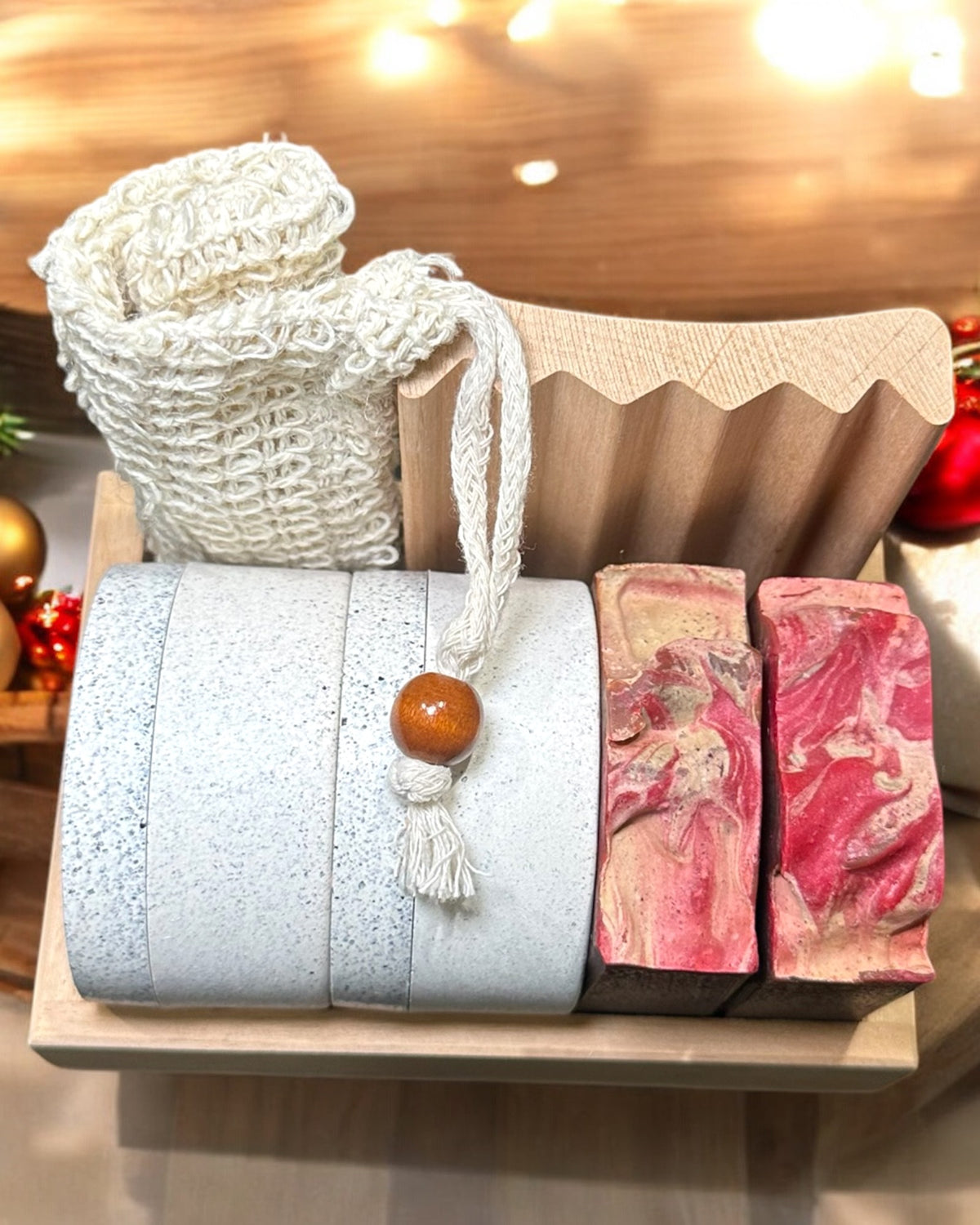 Santa's Goat Milk Christmas Bundle, Goat Milk Soap and Lotion