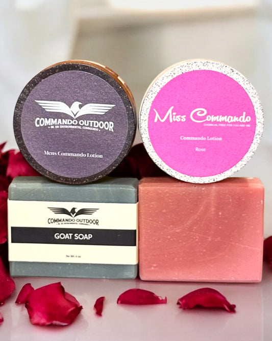The Love Duo Set non-toxic goat milk skincare for men and women