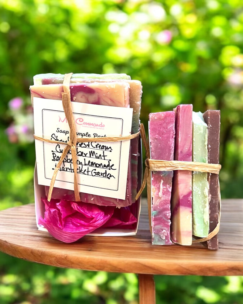 Goat Soap Sampler Pack, natural and chemical-free