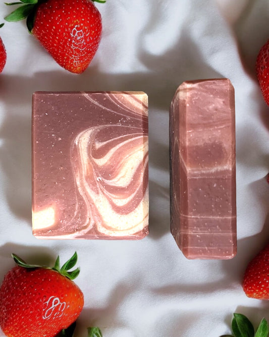 Strawberries and Cream Soap Limited Edition